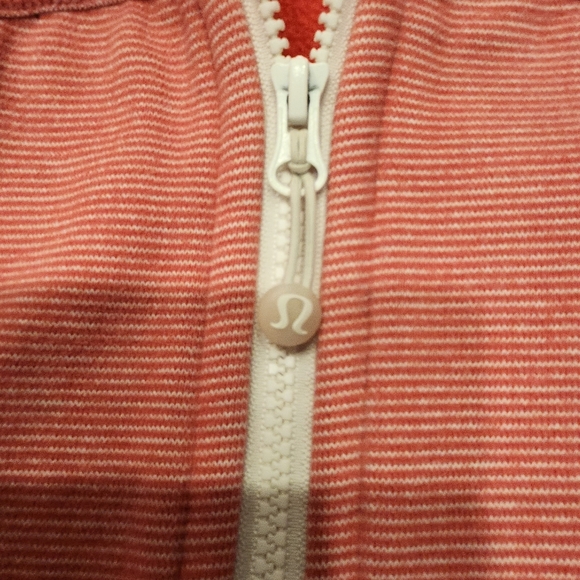 Womans coral Lululemon sweater - Picture 3 of 7